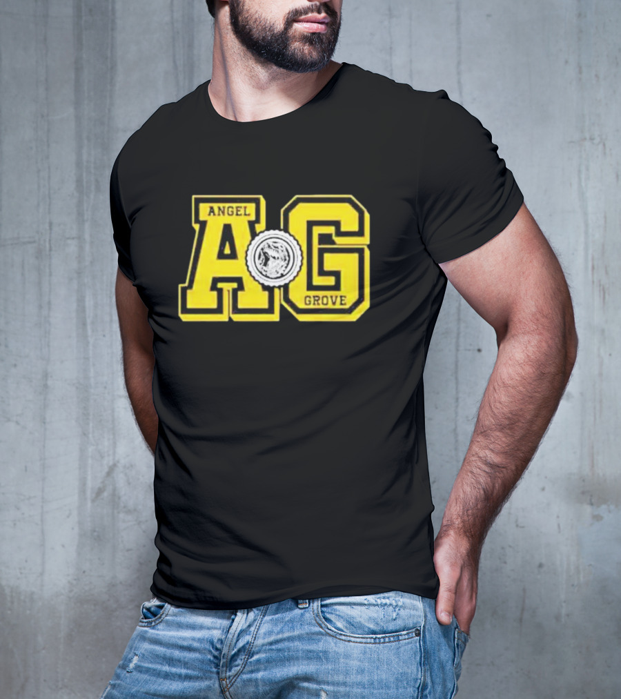 Angel Grove AG Power Rangers Emblem T-Shirt
