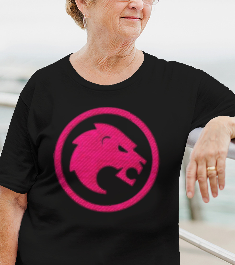 Jon Rahm Sponsor Legion XIII Pink Lion Emblem T-Shirt