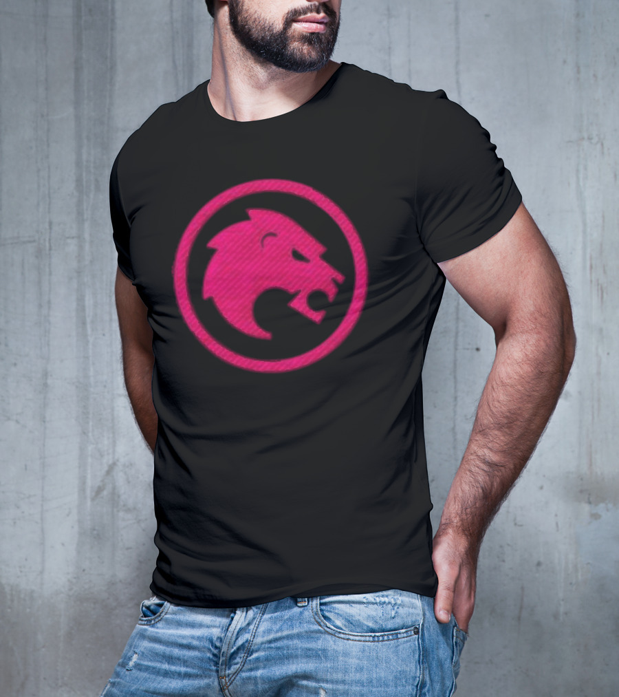 Jon Rahm Sponsor Legion XIII Pink Lion Emblem T-Shirt