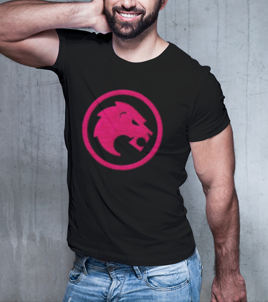 Jon Rahm Sponsor Legion XIII Pink Lion Emblem T-Shirt