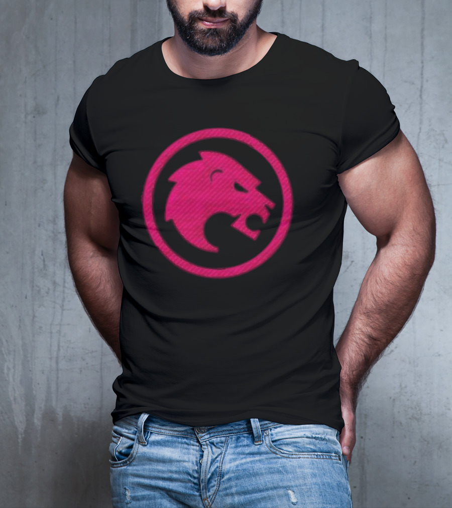 Jon Rahm Sponsor Legion XIII Pink Lion Emblem T-Shirt