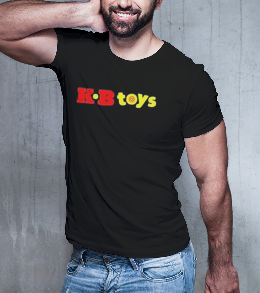 KB Toys Red Yellow Spiral T-Shirt