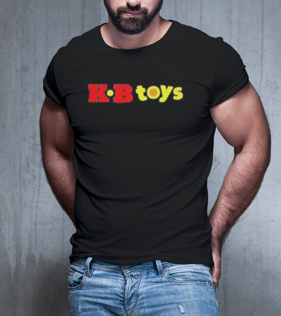 KB Toys Red Yellow Spiral T-Shirt