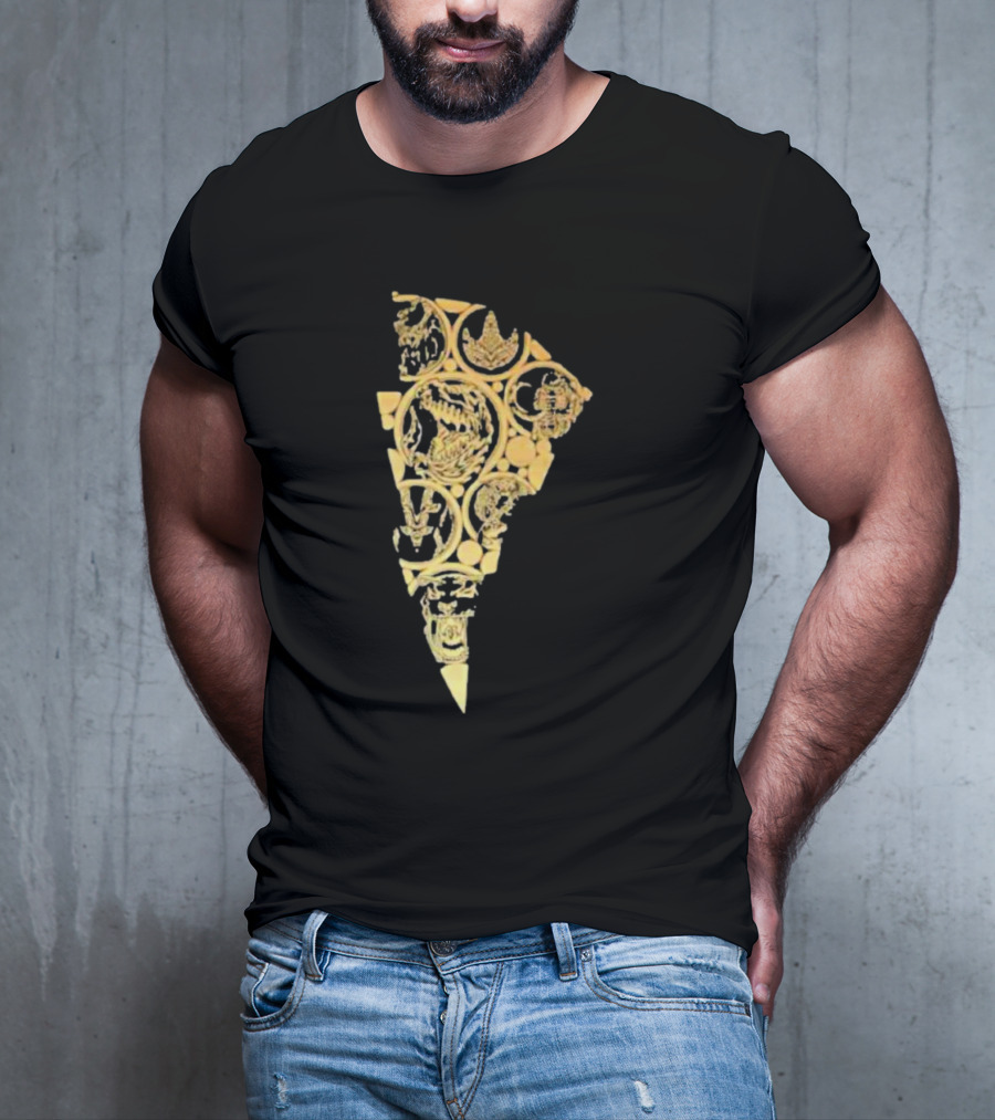Mmpr Power Rangers Dinozord Medal Power Coins T-Shirt
