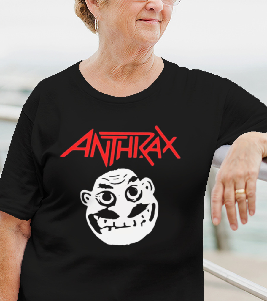 Rare Anthrax Angry Face T-Shirt