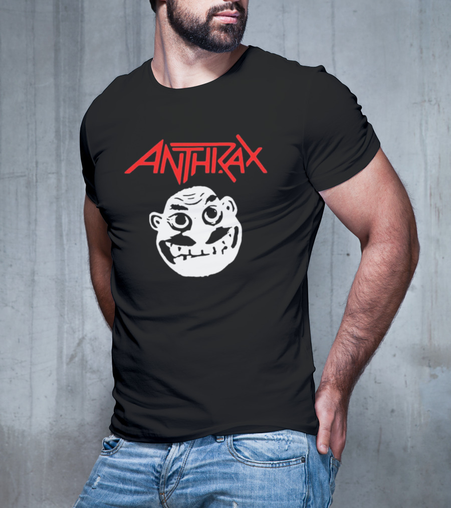 Rare Anthrax Angry Face T-Shirt