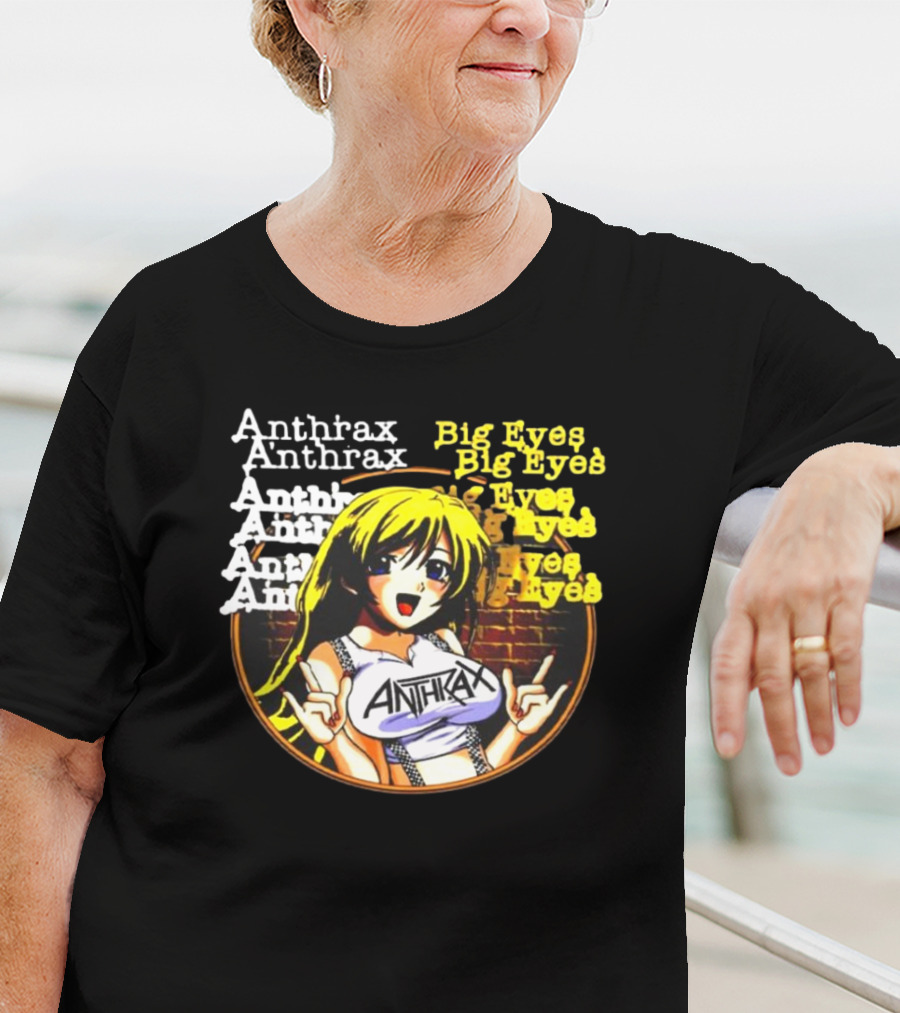 Anthrax Big Eyes Vintage Manga T-Shirt
