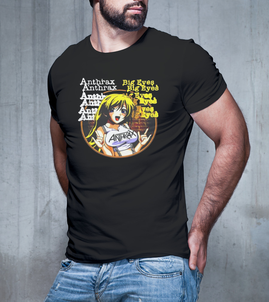 Anthrax Big Eyes Vintage Manga T-Shirt