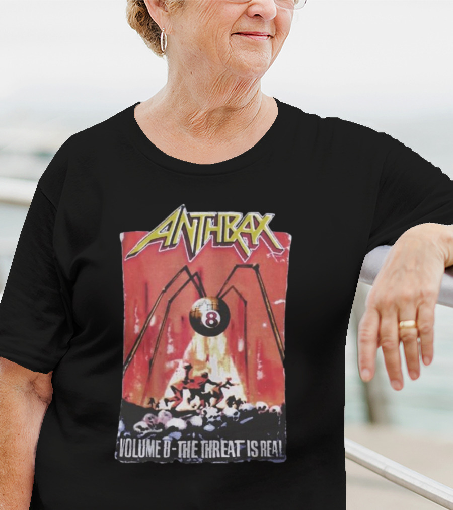 Anthrax Volume 8 The Threat Is Real Rare Vintage T-Shirt