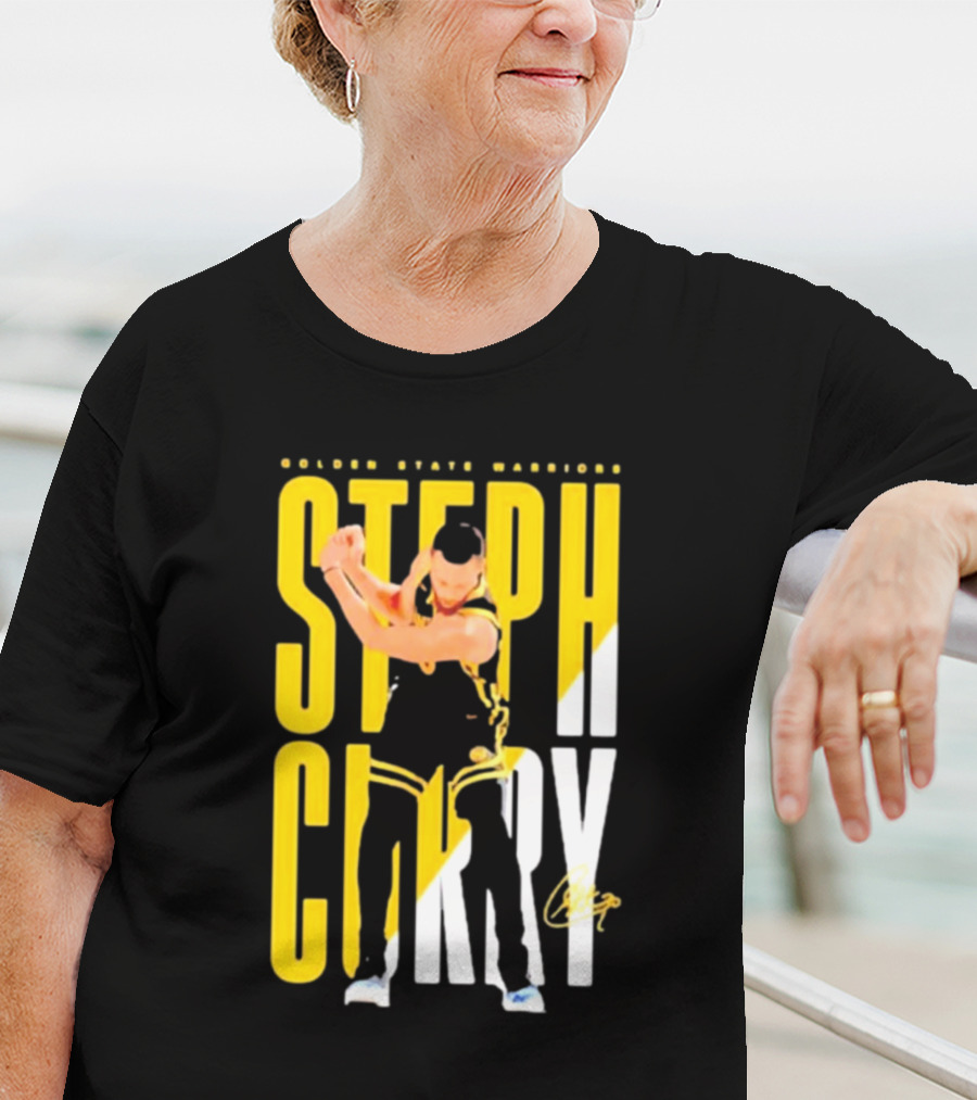 Golden State Warriors Steph Curry Golf Celebration Signature T-Shirt