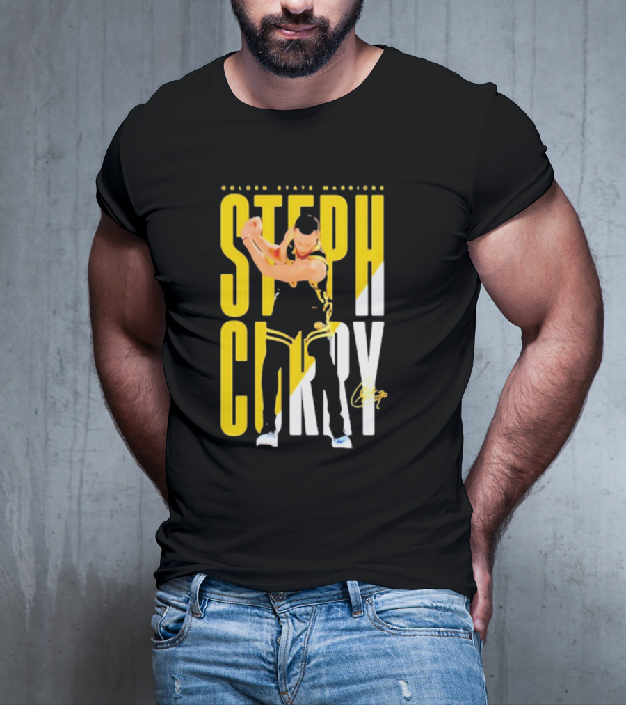 Golden State Warriors Steph Curry Golf Celebration Signature T-Shirt