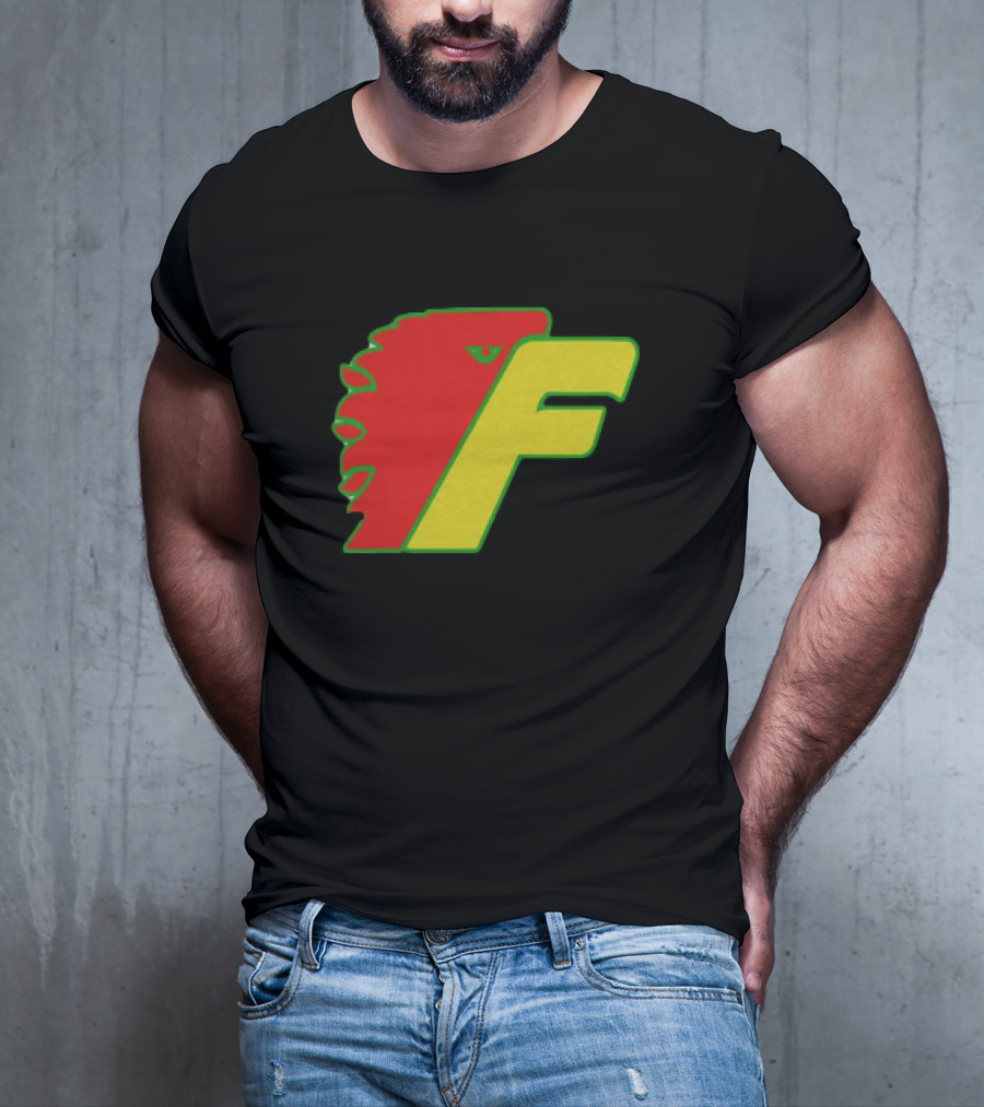 Philadelphia Firebirds Hockey Logo Red Green Yellow F T-Shirt
