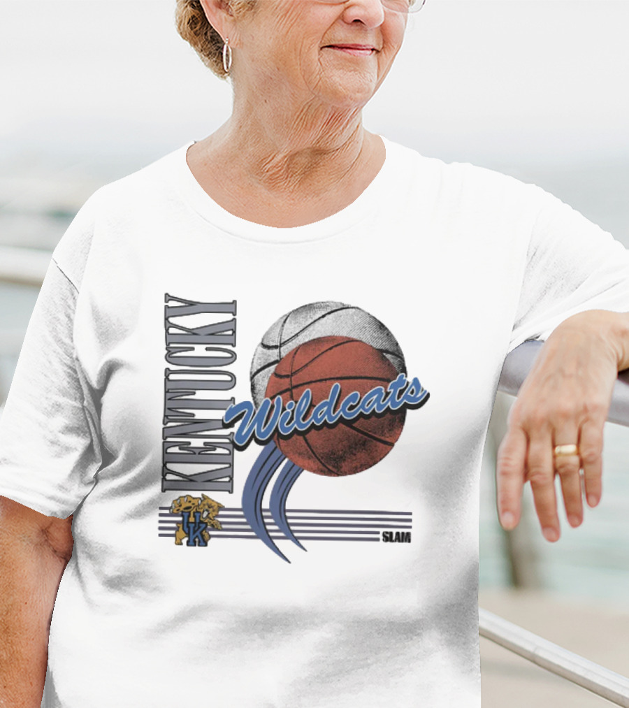 Kentucky Wildcats Basketball Slam Vintage T-Shirt