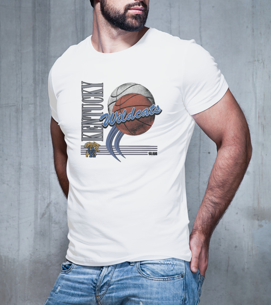 Kentucky Wildcats Basketball Slam Vintage T-Shirt