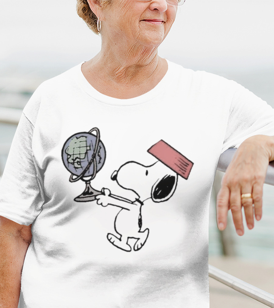 Snoopy Earth Day Take Care Of The Planet T-Shirt