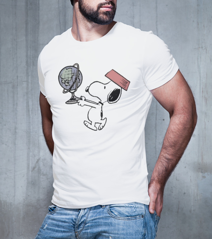 Snoopy Earth Day Take Care Of The Planet T-Shirt
