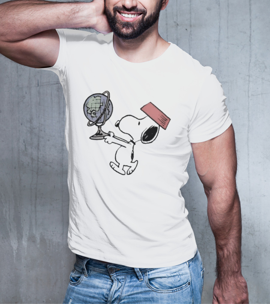 Snoopy Earth Day Take Care Of The Planet T-Shirt