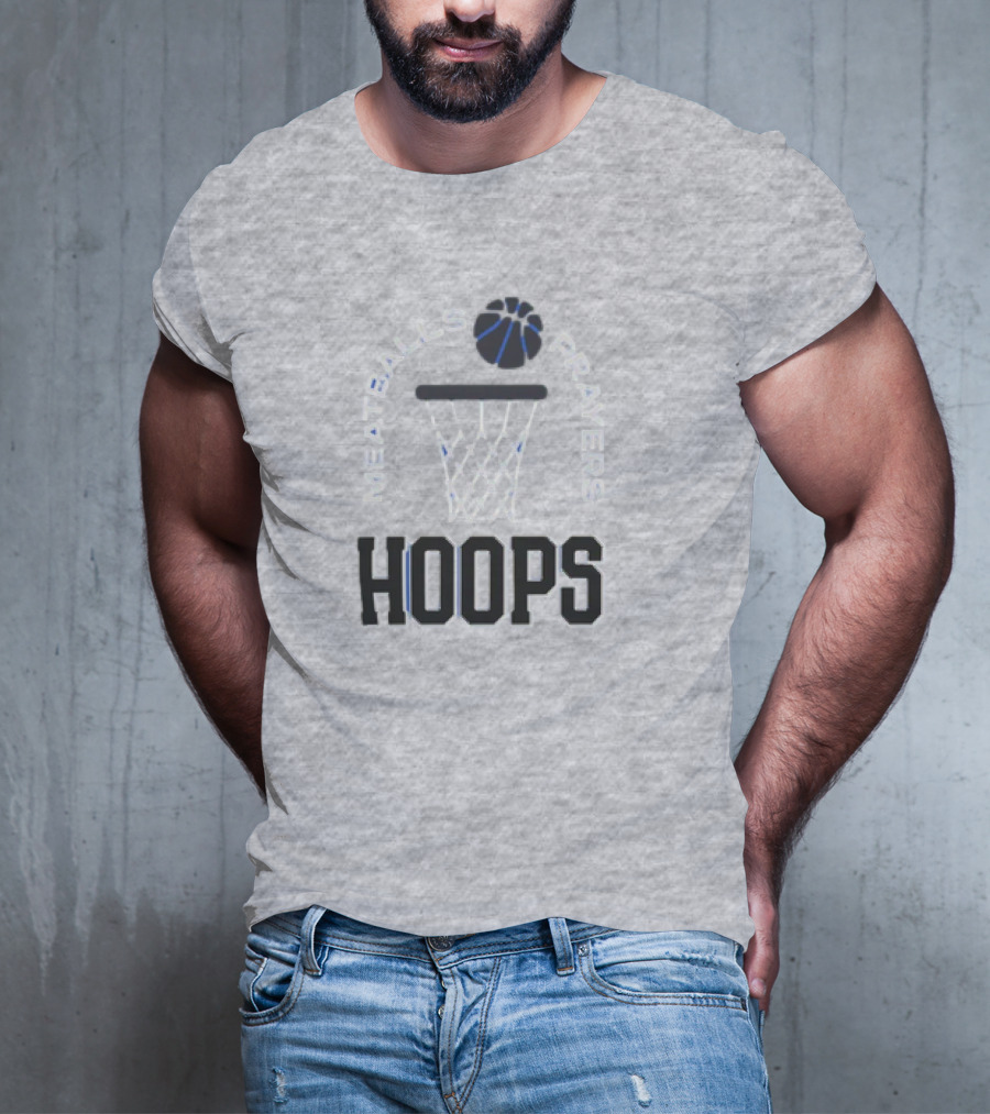 Meatballs Prayers Hoops Basketball Theme Association T-Shirt