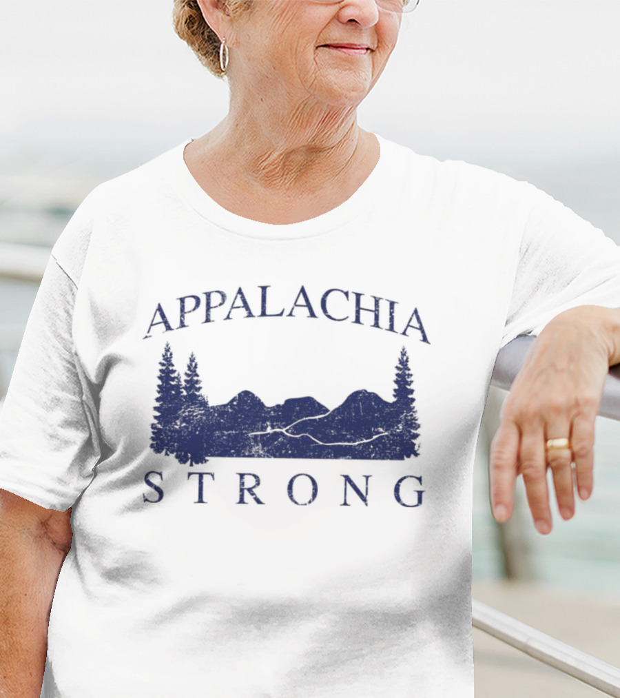 Appalachia Mountain Strong Rugged Treeline T-Shirt