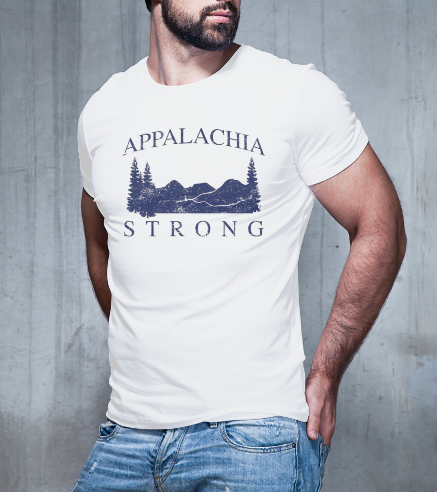 Appalachia Mountain Strong Rugged Treeline T-Shirt