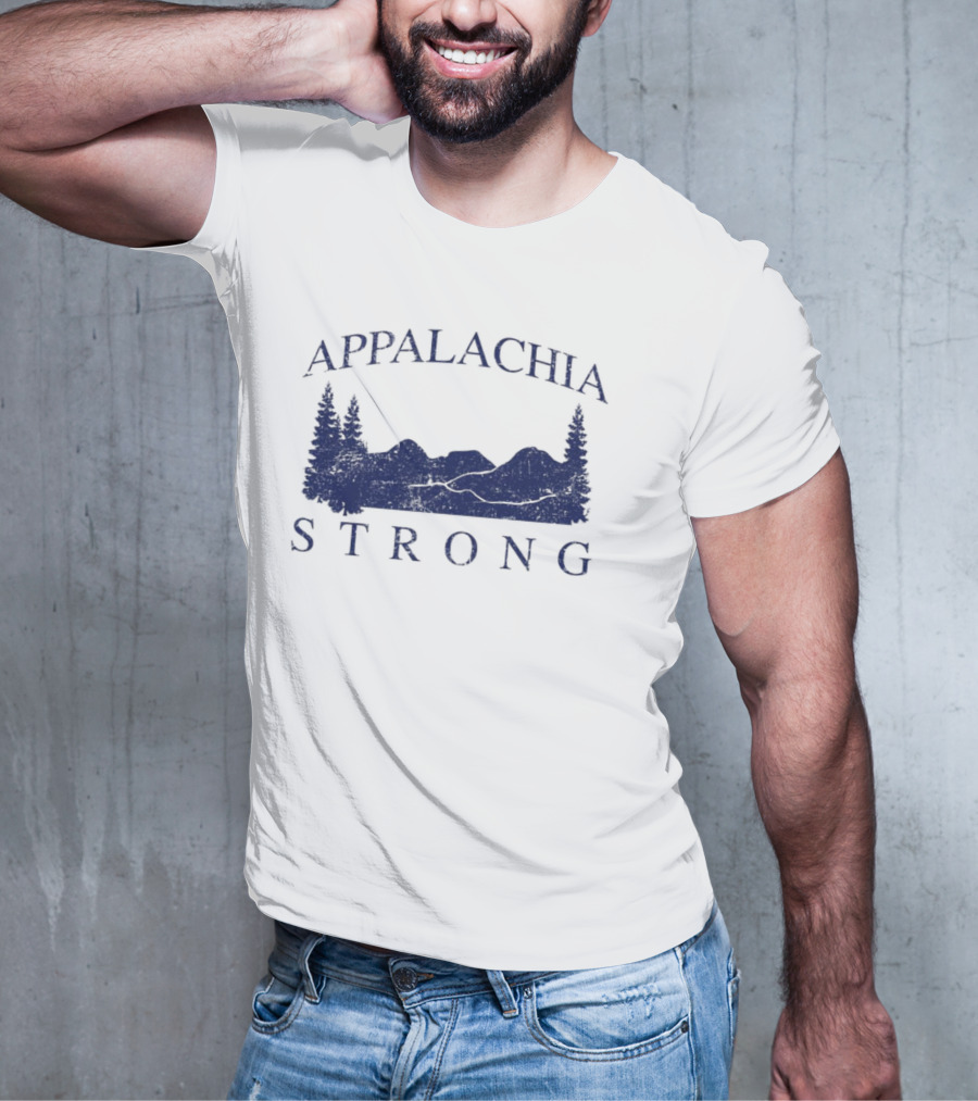 Appalachia Mountain Strong Rugged Treeline T-Shirt