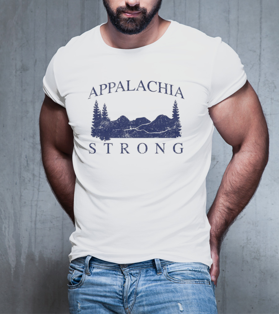 Appalachia Mountain Strong Rugged Treeline T-Shirt