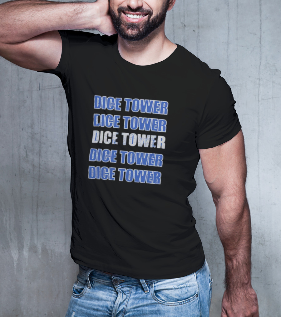 Dice Tower Repeat Dice Tower Dice Tower Dice Tower Dice Tower T-Shirt