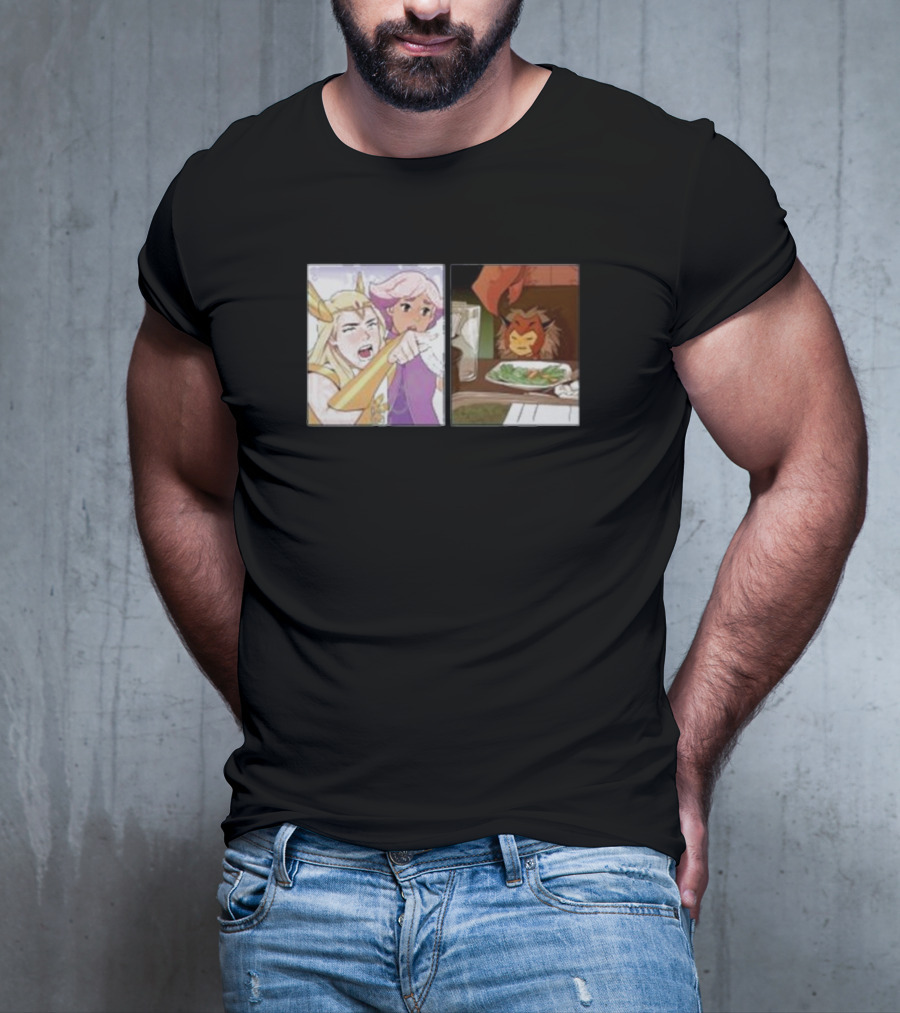 She-Ra Pointing At A Confused Catra Meme Scene T-Shirt