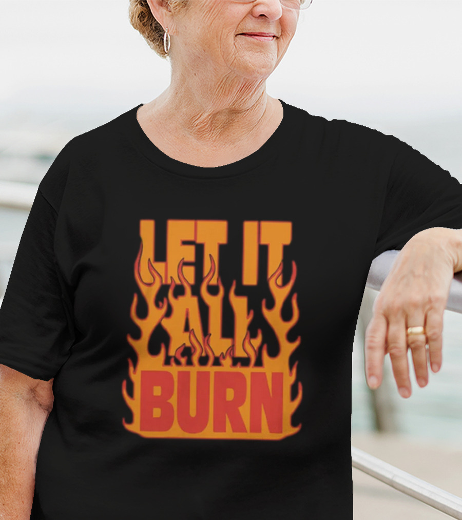 LET IT ALL BURN A Day To Remember Merch Planet Bomb T-Shirt