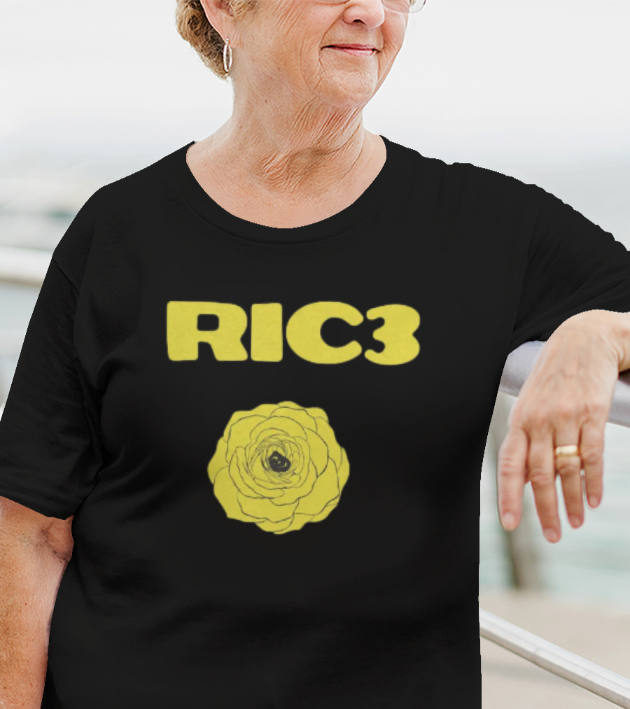 RIC3 Yellow Rose Daniel Ricciardo Merch T-Shirt
