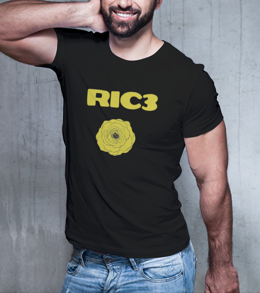 RIC3 Yellow Rose Daniel Ricciardo Merch T-Shirt