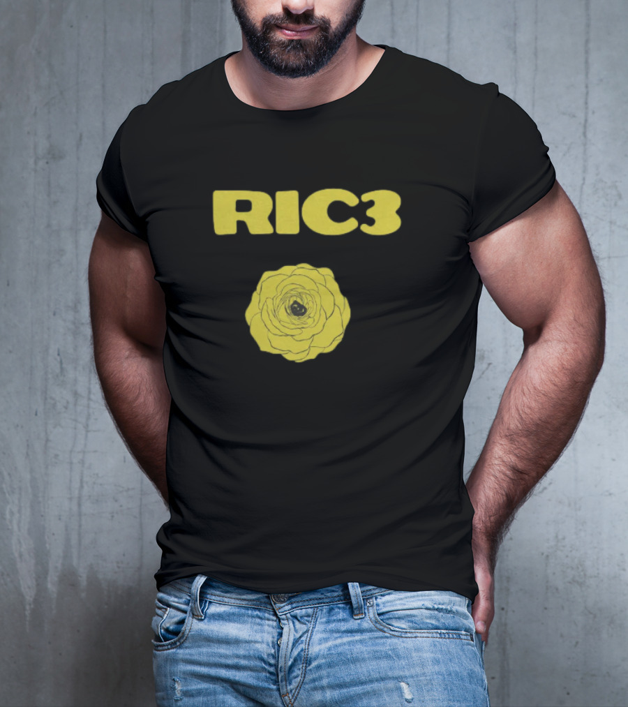 RIC3 Yellow Rose Daniel Ricciardo Merch T-Shirt