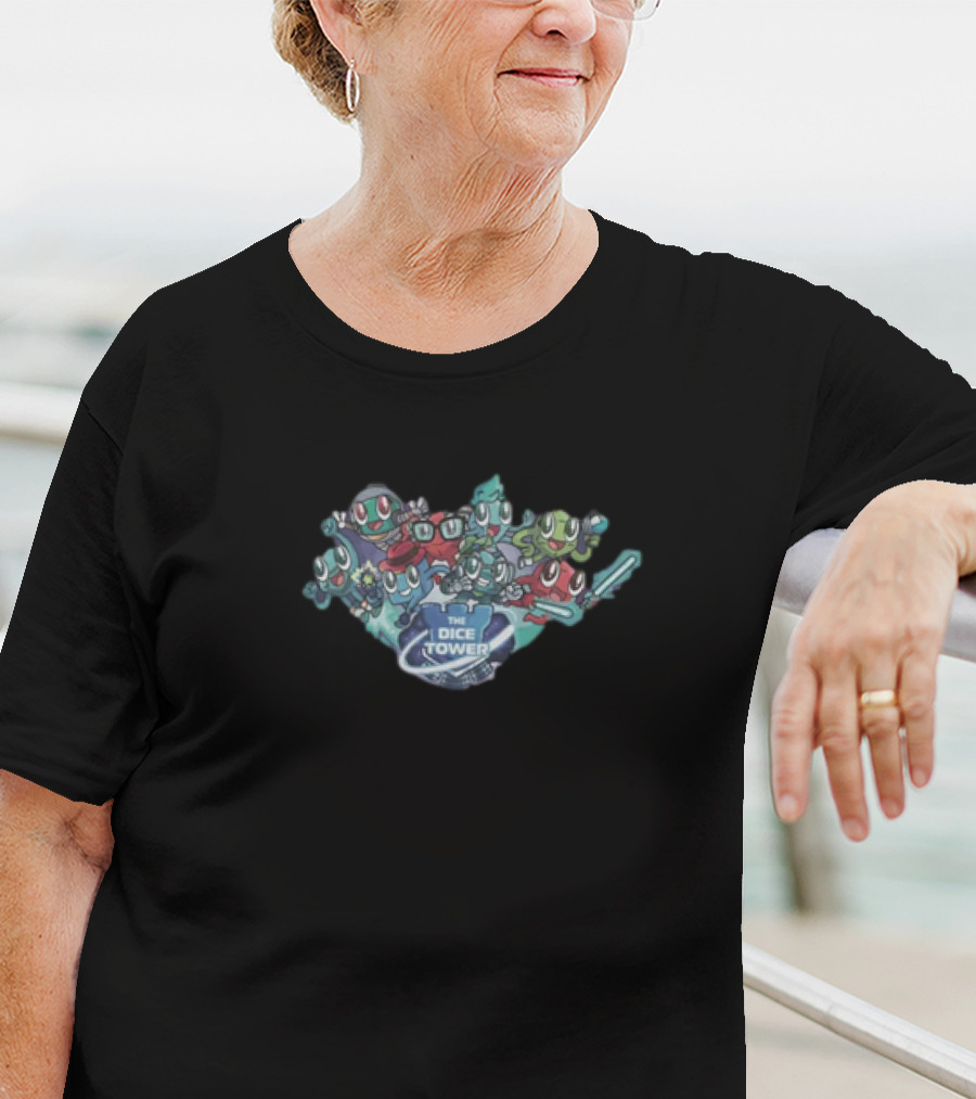 The Dice Tower Space Adventure Characters T-Shirt