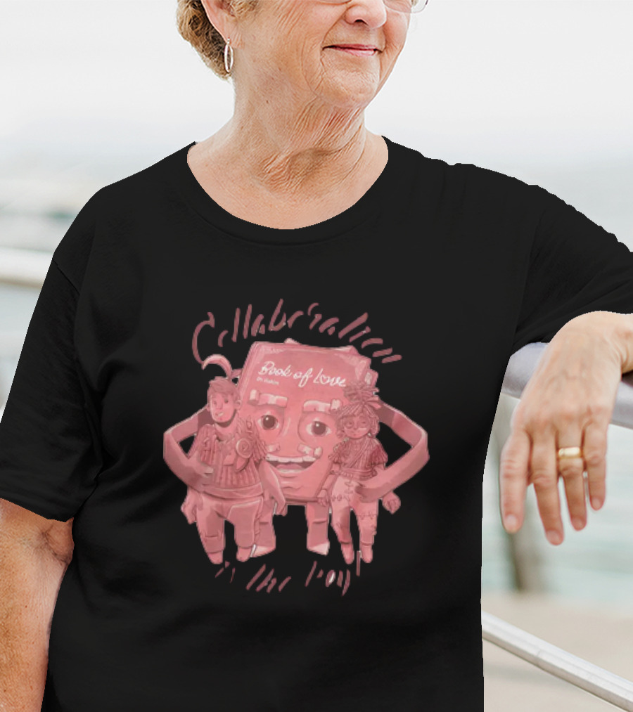 Collaboration Is The Key Book Of Love Group Hug It Takes Two T-Shirt