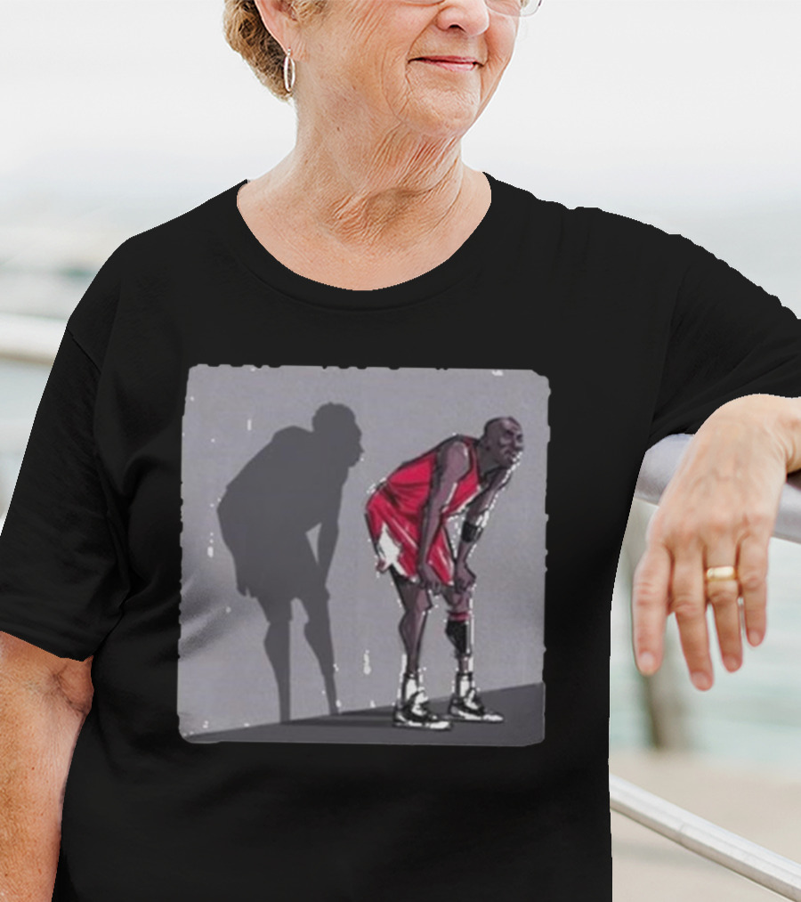 Jack Perkins Me And My Shadow Basketball Legend Icon Shadow T-Shirt