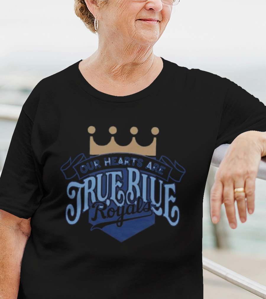 Bring Out The Blue Our Hearts Are True KC Royals Giveaway T-Shirt