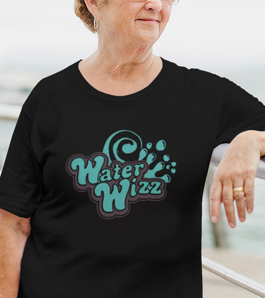 Adam Sandler Water Wizz Retro Logo Splash T-Shirt