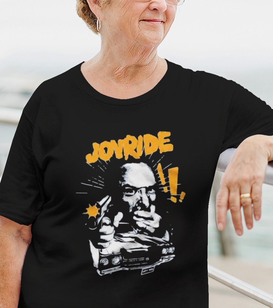 Joyride Man’s World Bold Retro Gunman Adventure T-Shirt