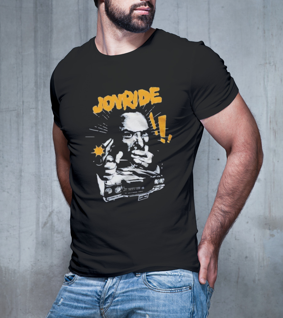Joyride Man’s World Bold Retro Gunman Adventure T-Shirt