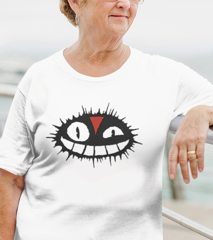 Lil Darkie Insane Eye Smiley Spiky Red Triangle T-Shirt