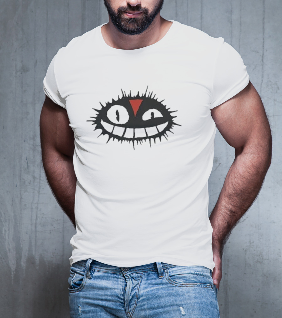 Lil Darkie Insane Eye Smiley Spiky Red Triangle T-Shirt