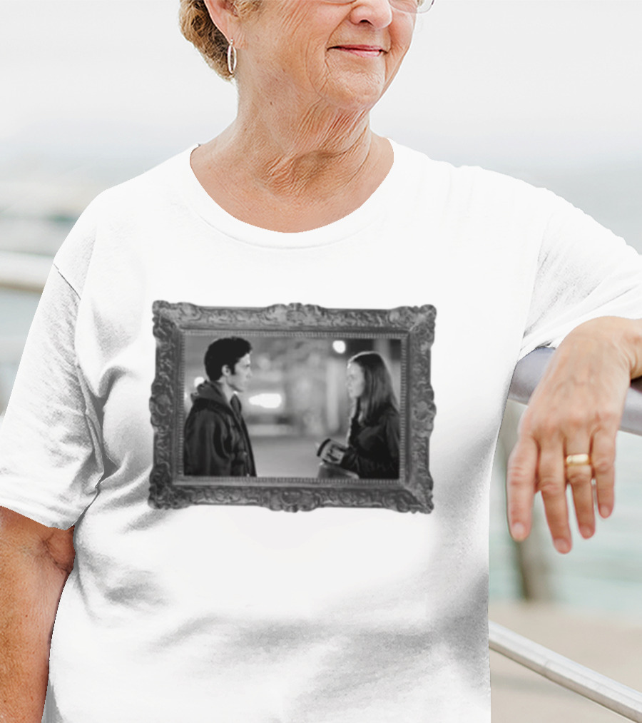 Rgjm X Ttpd The Tortured Poets Department Framed Black And White Scene T-Shirt