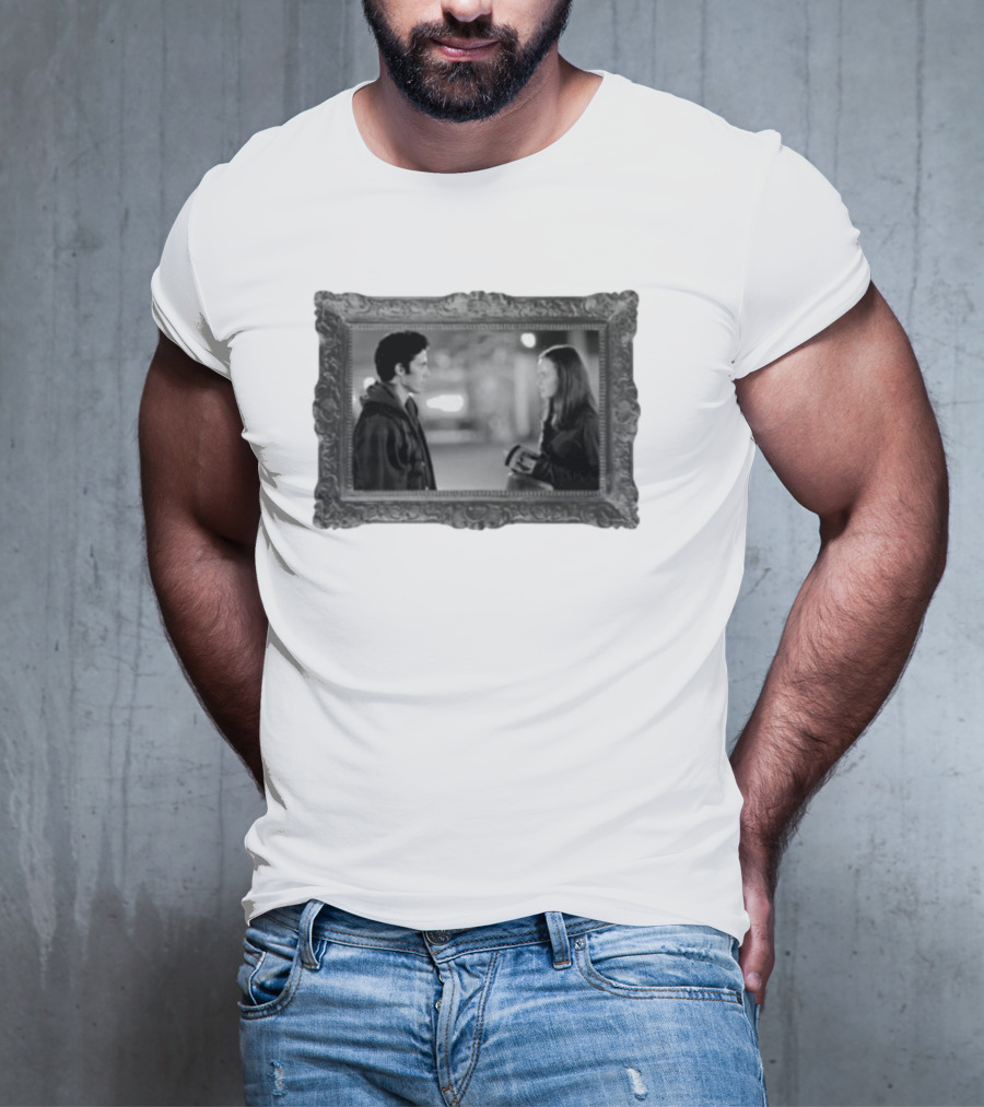 Rgjm X Ttpd The Tortured Poets Department Framed Black And White Scene T-Shirt