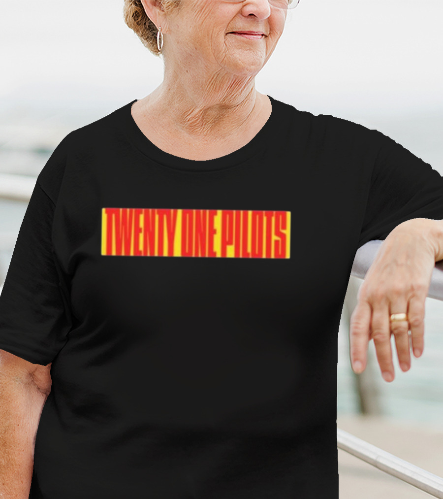 Twenty One Pilots Red Block Wordmark T-Shirt