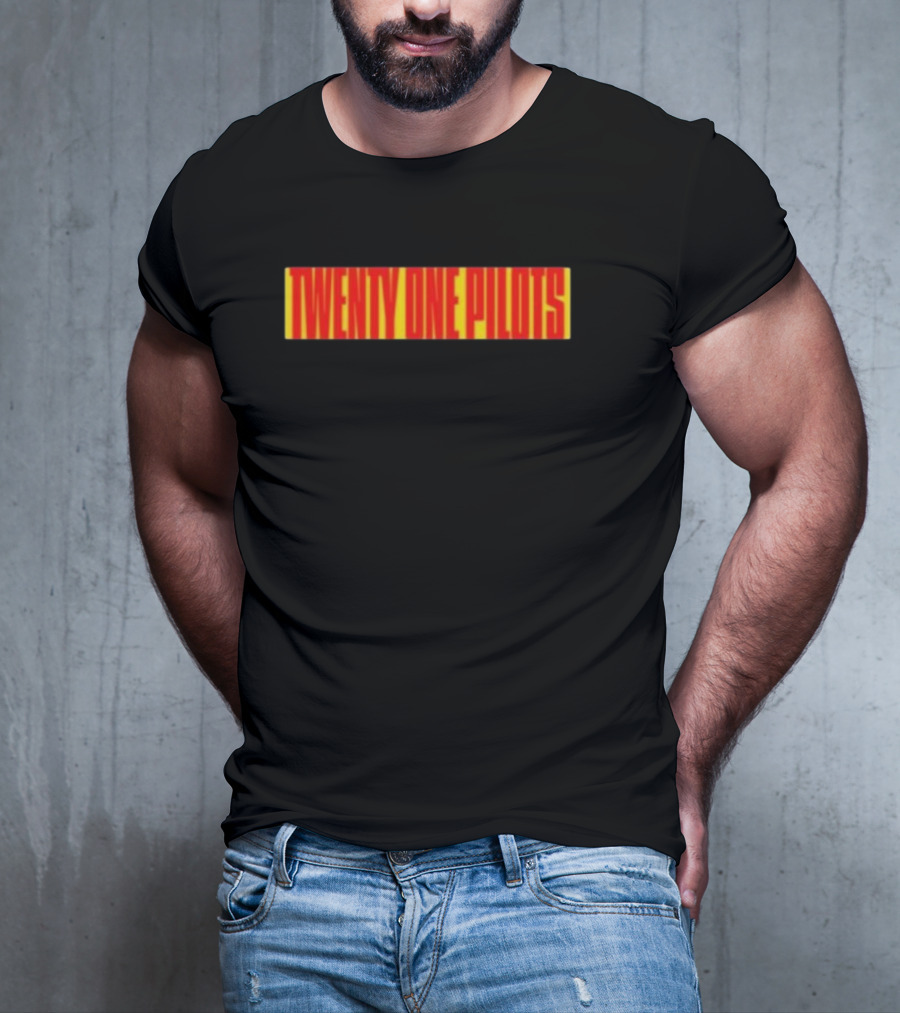 Twenty One Pilots Red Block Wordmark T-Shirt