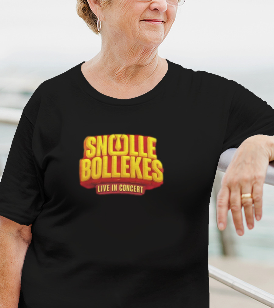 Snollebollekes Live In Concert Official Merchandise Rode T-Shirt