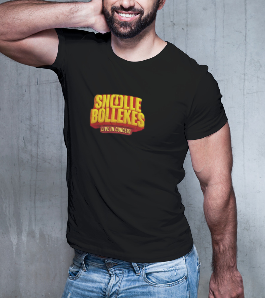 Snollebollekes Live In Concert Official Merchandise Rode T-Shirt
