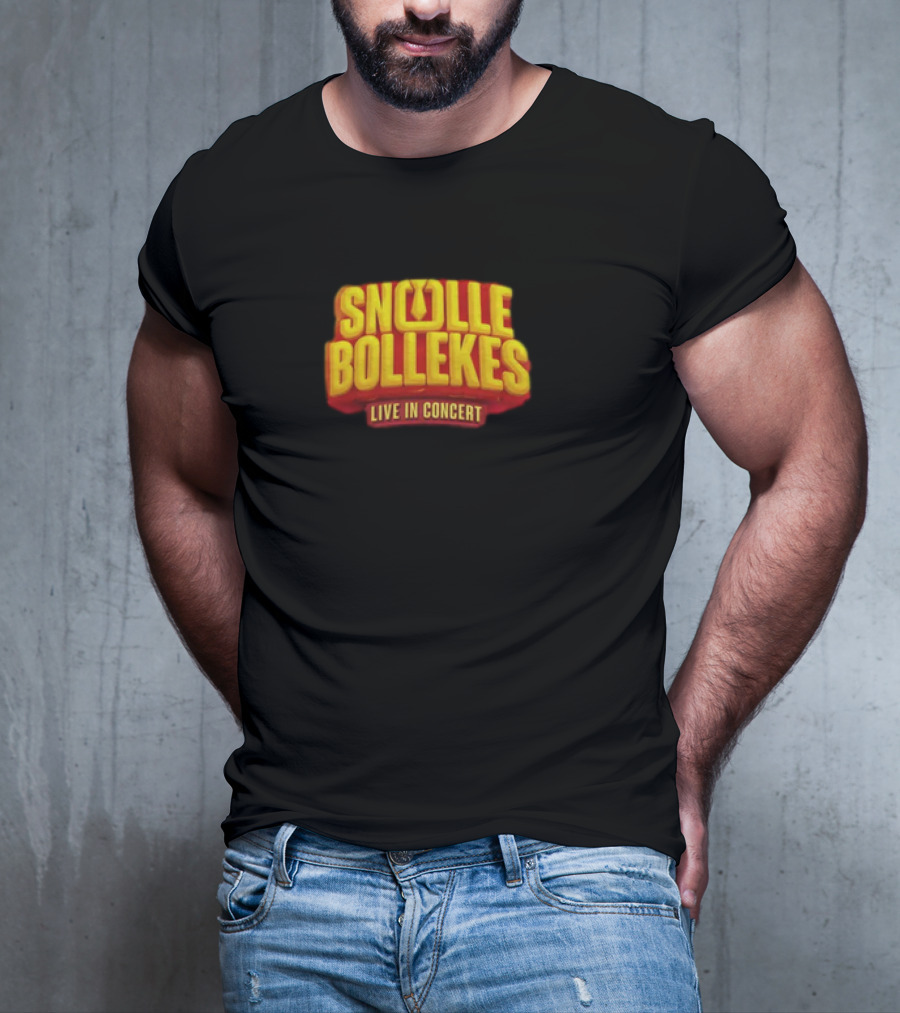 Snollebollekes Live In Concert Official Merchandise Rode T-Shirt