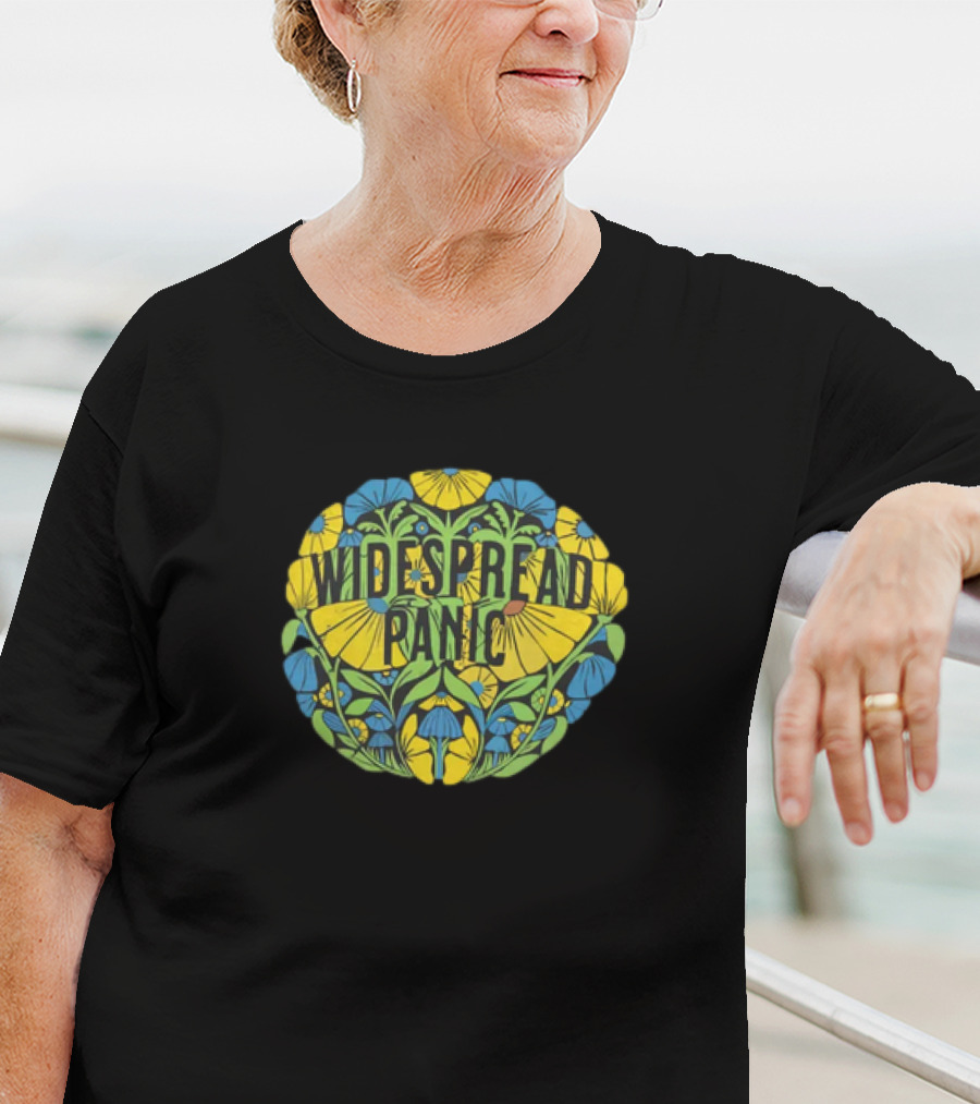 Widespread Panic Floral Design Ladies T-Shirt