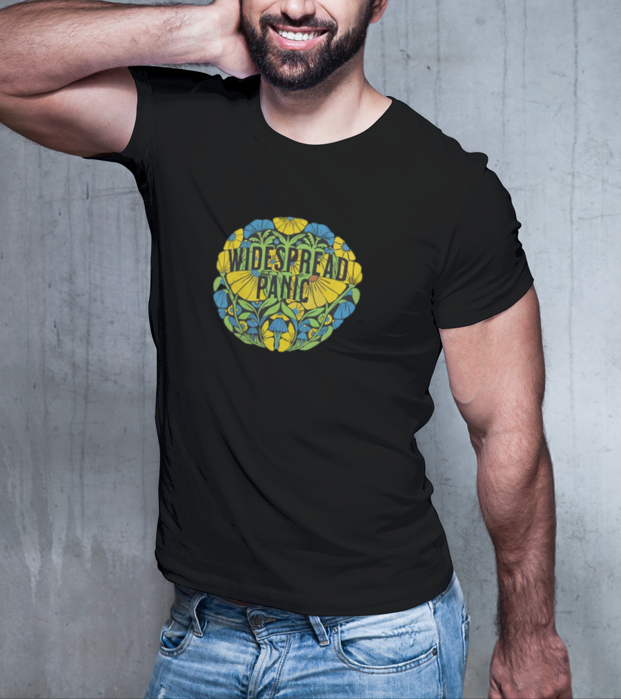 Widespread Panic Floral Design Ladies T-Shirt